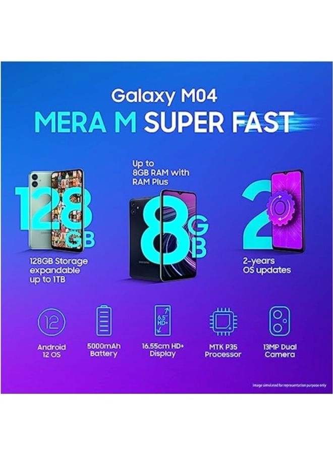 Galaxy M04 - 4GB 128GB