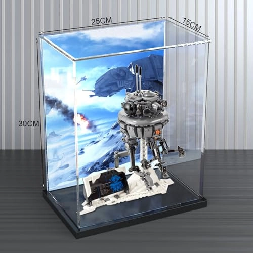 Acrylic Display Case - 62x30x20 cm for Lego 76139 Car Model