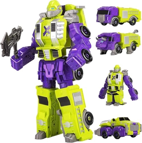 Toddler Robot Vehicles Set - 3 years and up 4 pieces