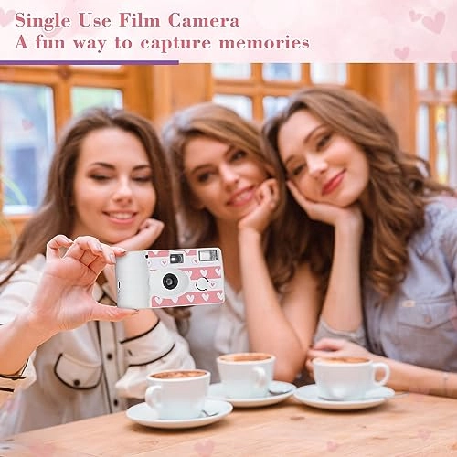 Disposable Camera - 3 Pack 35mm Pink with Flash