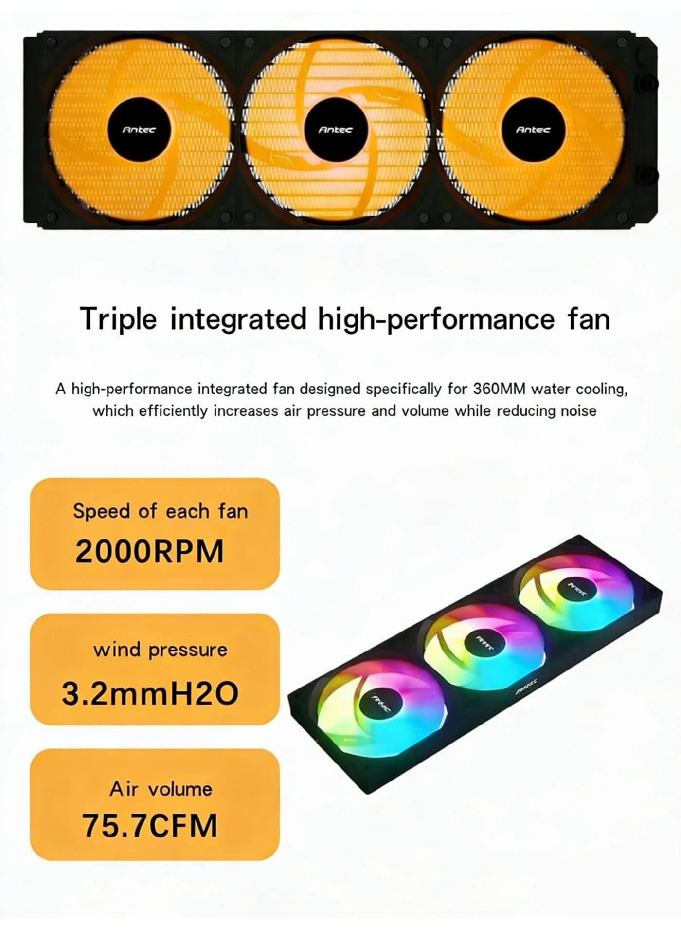 AF360 ARGB - 3 120mm