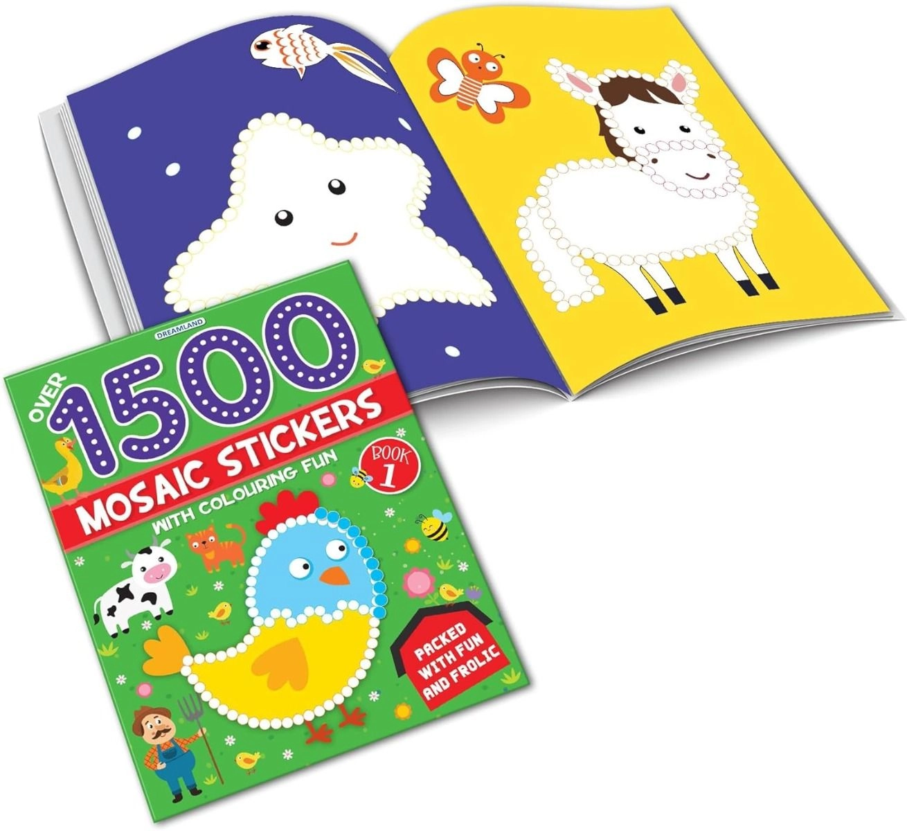 1500 Mosaic Stickers Activity Books - 1500 piece(s)