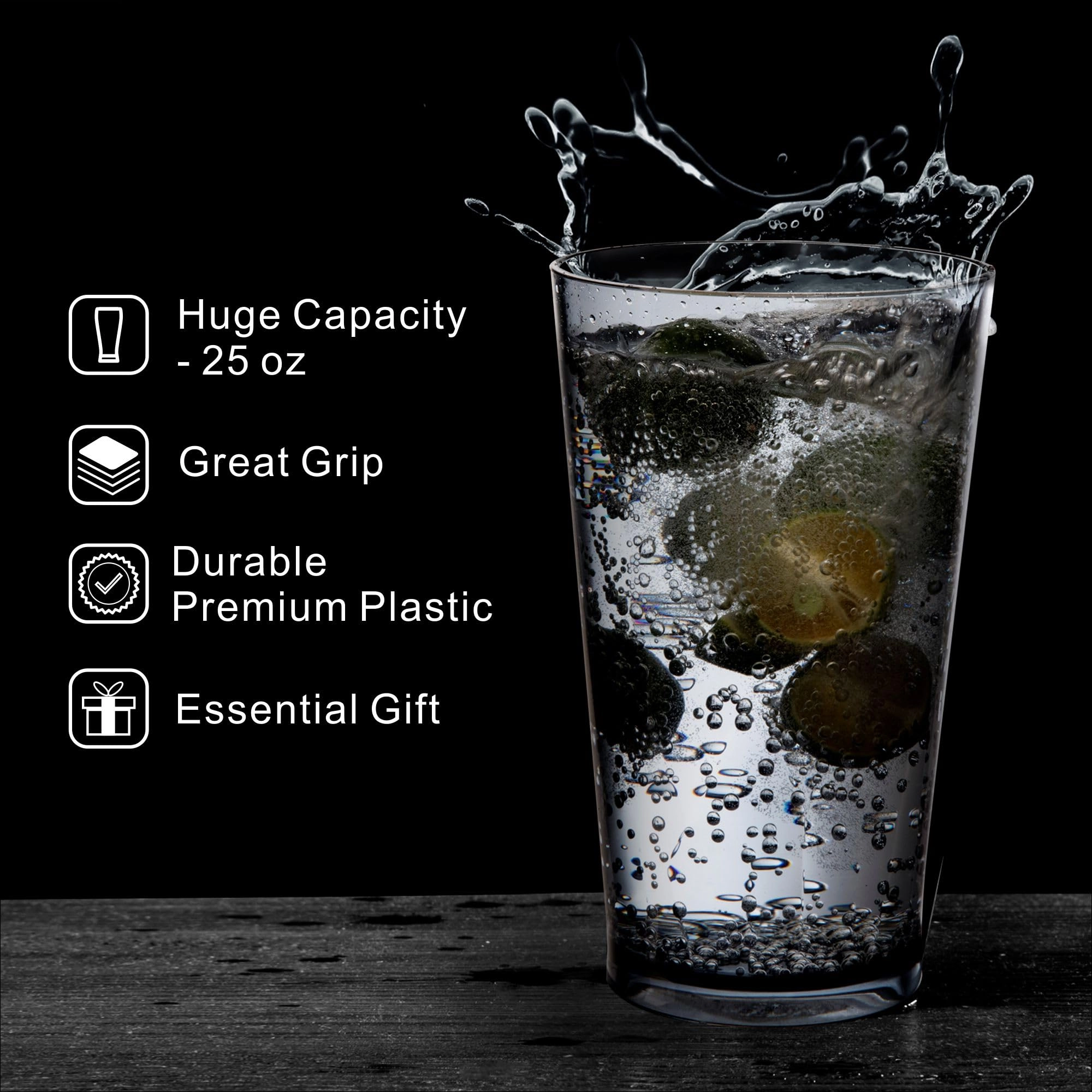 Plastic Tumbler - 6 pcs