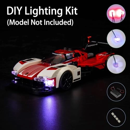 Lighting Kit for LEGO Porsche 963 76916