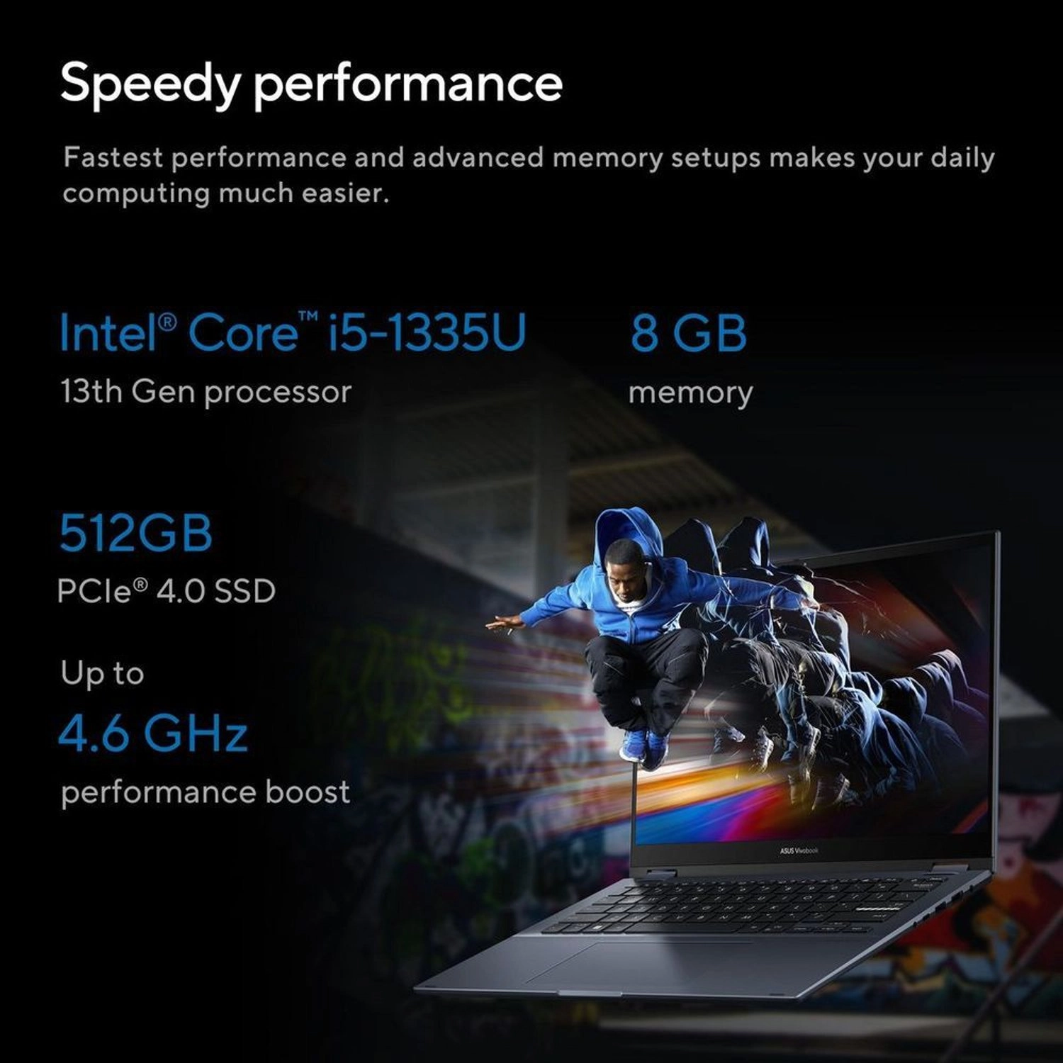 Vivobook S TP3402VA-LZ255W - 14'' Core i5-1335U 8GB 512GB SSD