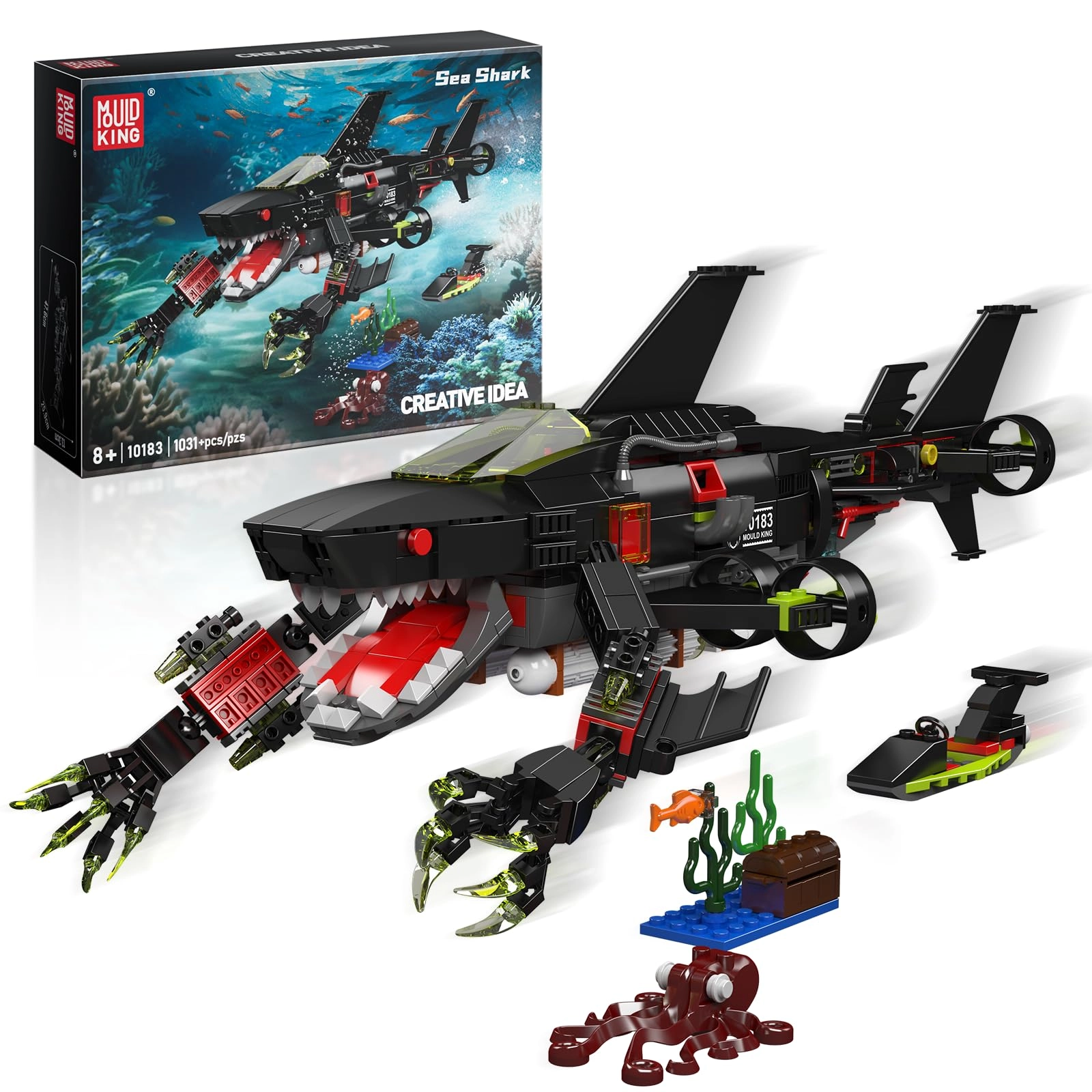 mould king 10183 - Shark 1031 pcs