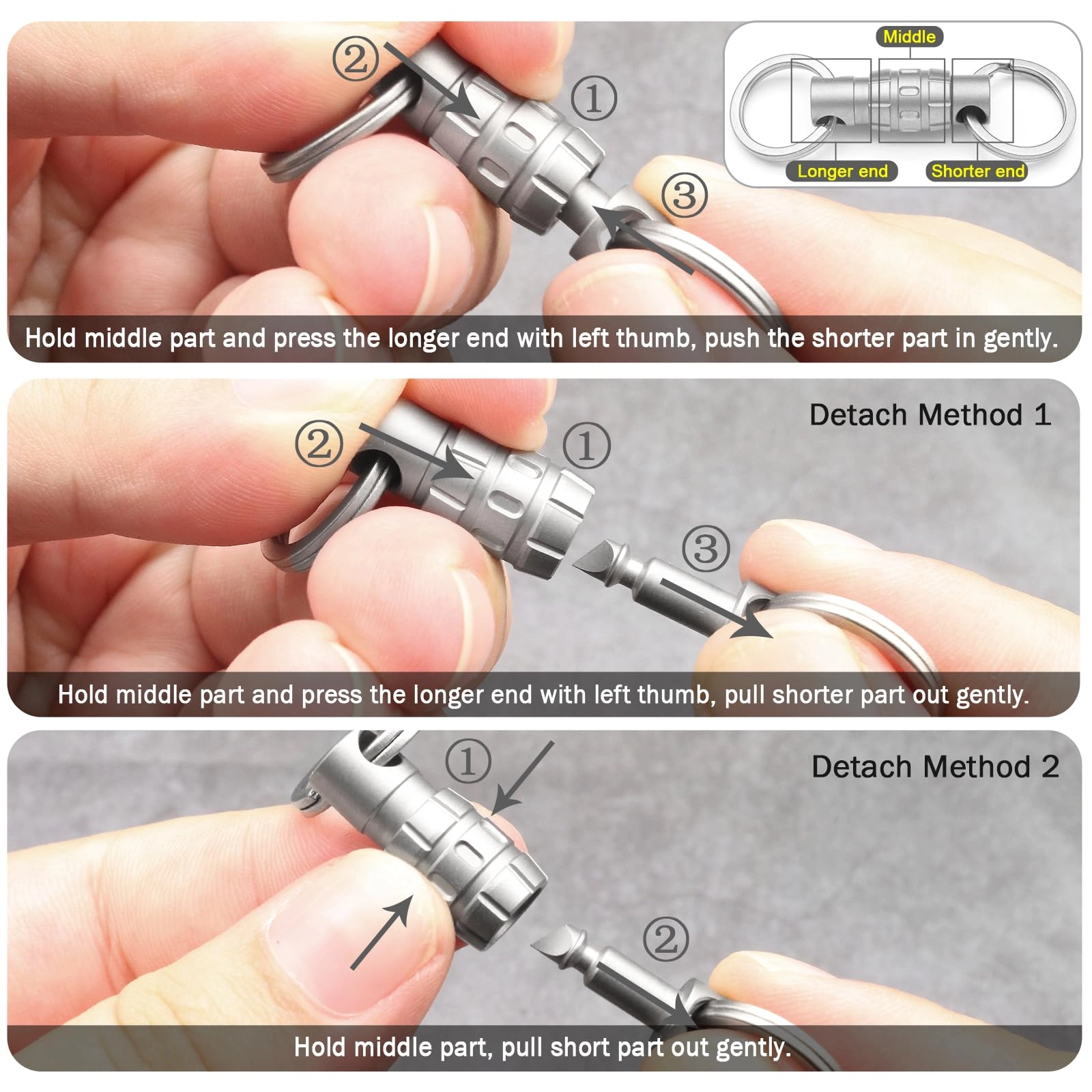 Carabiner Keychain - Space