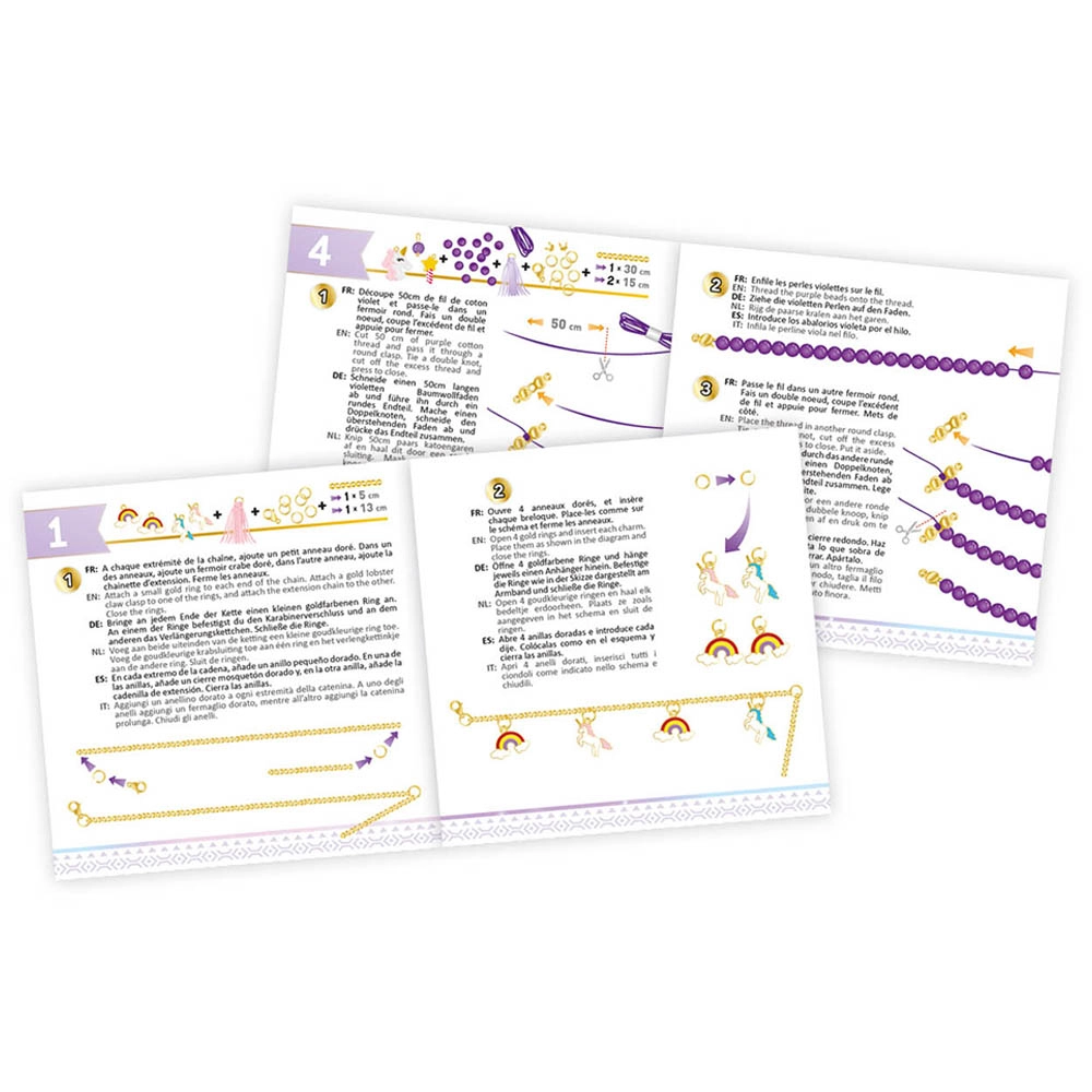 Unicorn Jewellery Kit - 5 Pieces Suitable for 8 to 13+ yrs