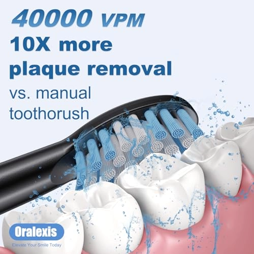 Electric Toothbrush - 8 Brush Heads 120-Day Battery