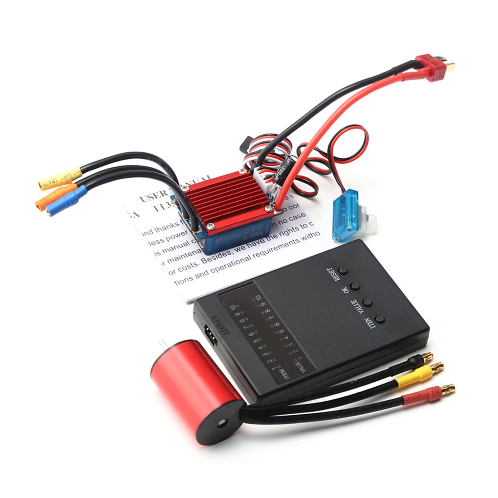 ZHANGTIAN S2430 - 5800KV Brushless + 25A ESC + Programming Card