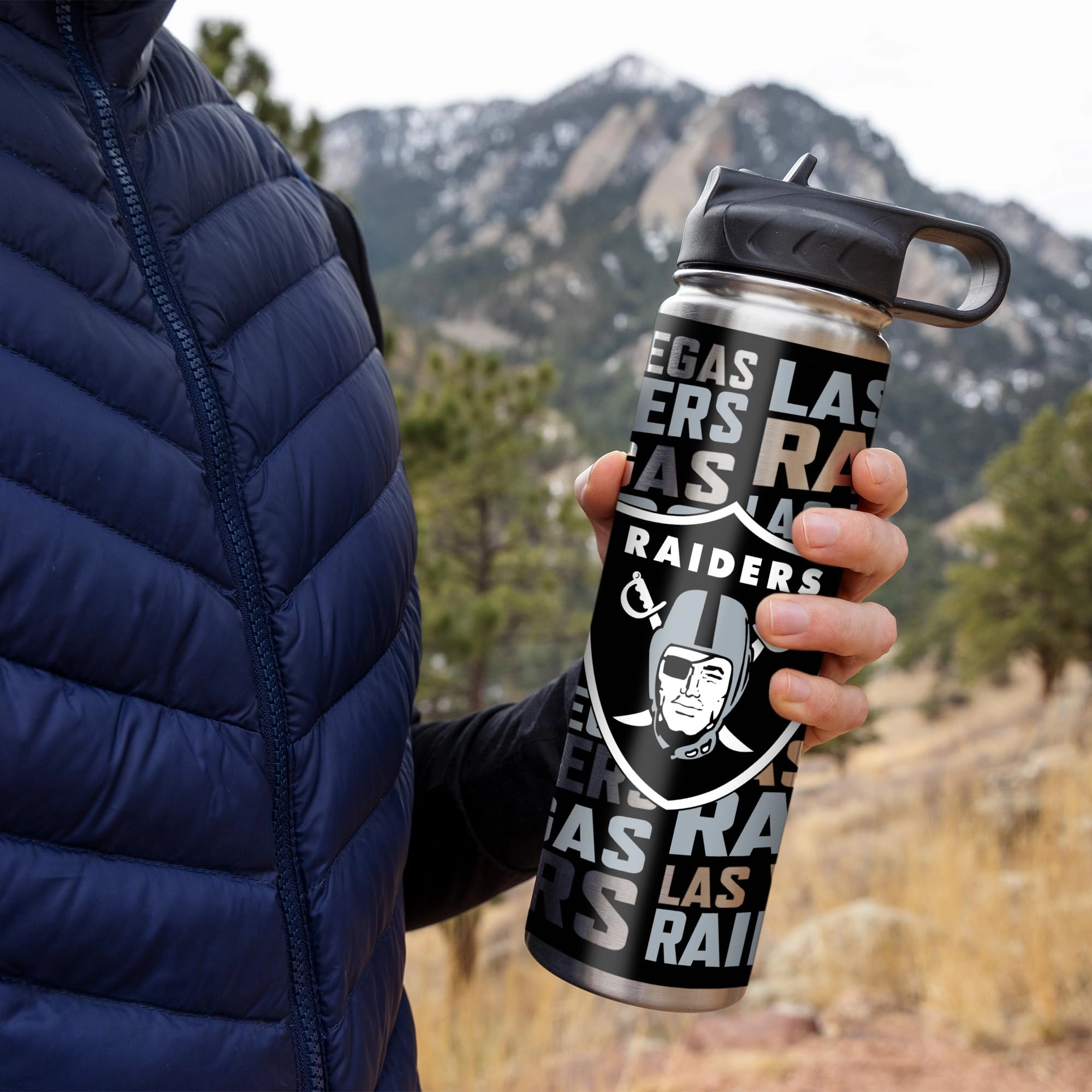 Stainless Steel NFL Football Tumbler - 650ml