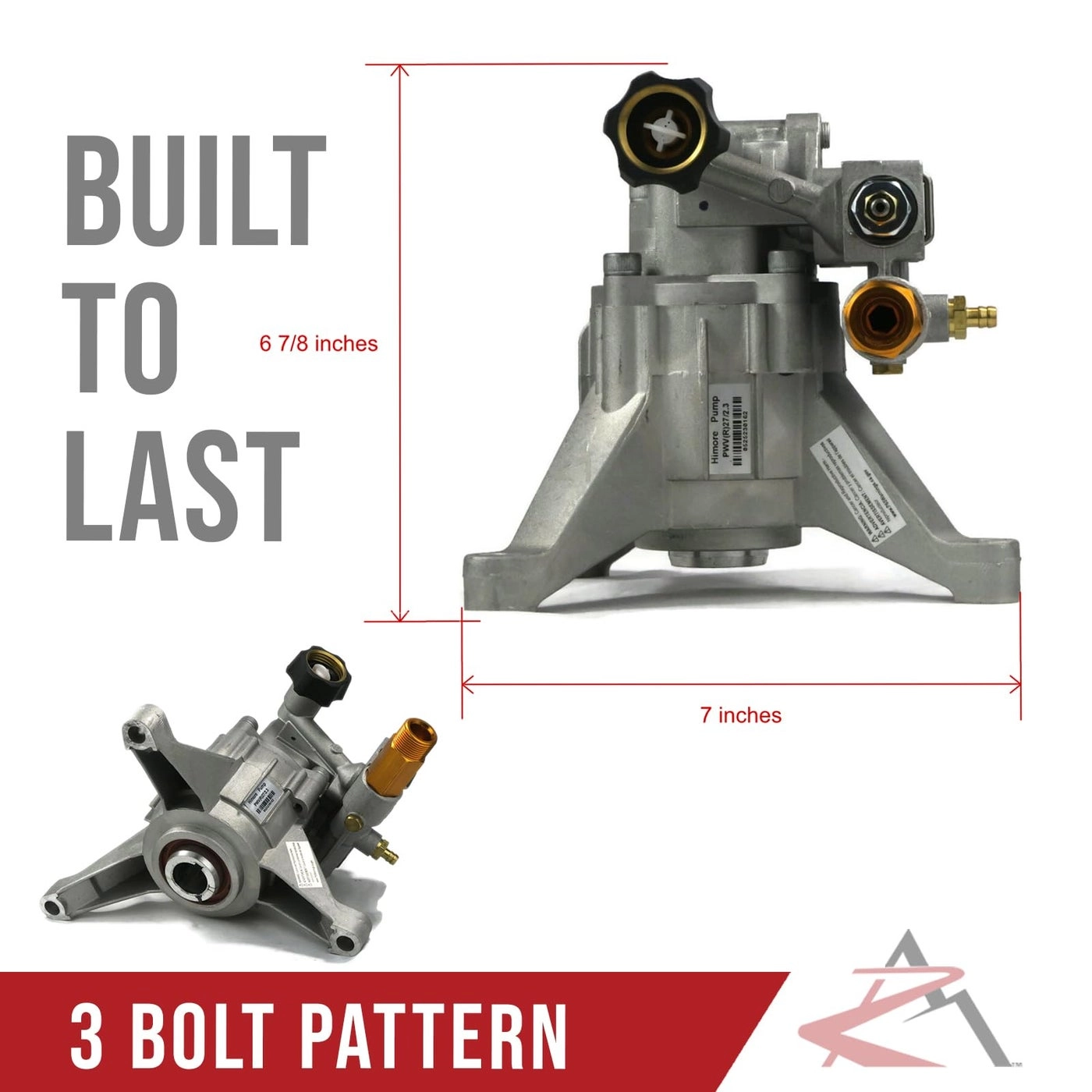 2800 PSI Power Pressure Washer Water Pump