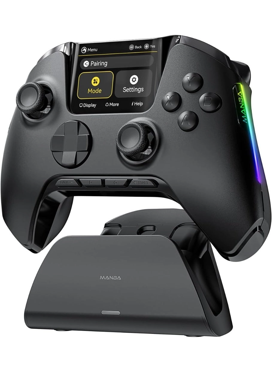 Manba Interactive Screen Wireless Gaming Controller - Switch OLED iOS Android Windows PC