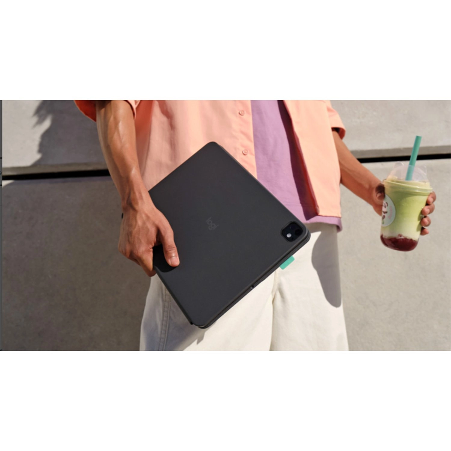 Keyboard Flip Folio Case with Adjustable Kickstand for iPad Pro 11-inch (M4) and iPad Air 11-inch (M2, M3, 5th generation)