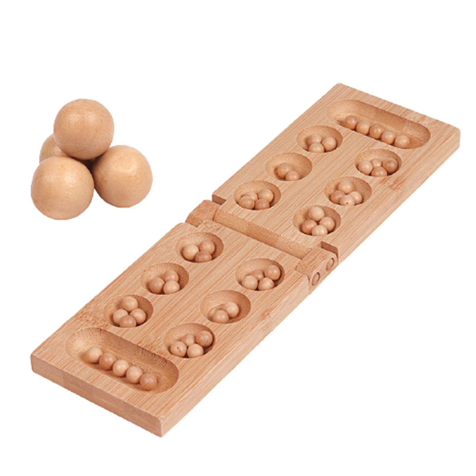 Naysku Foldable Wooden Mancala
