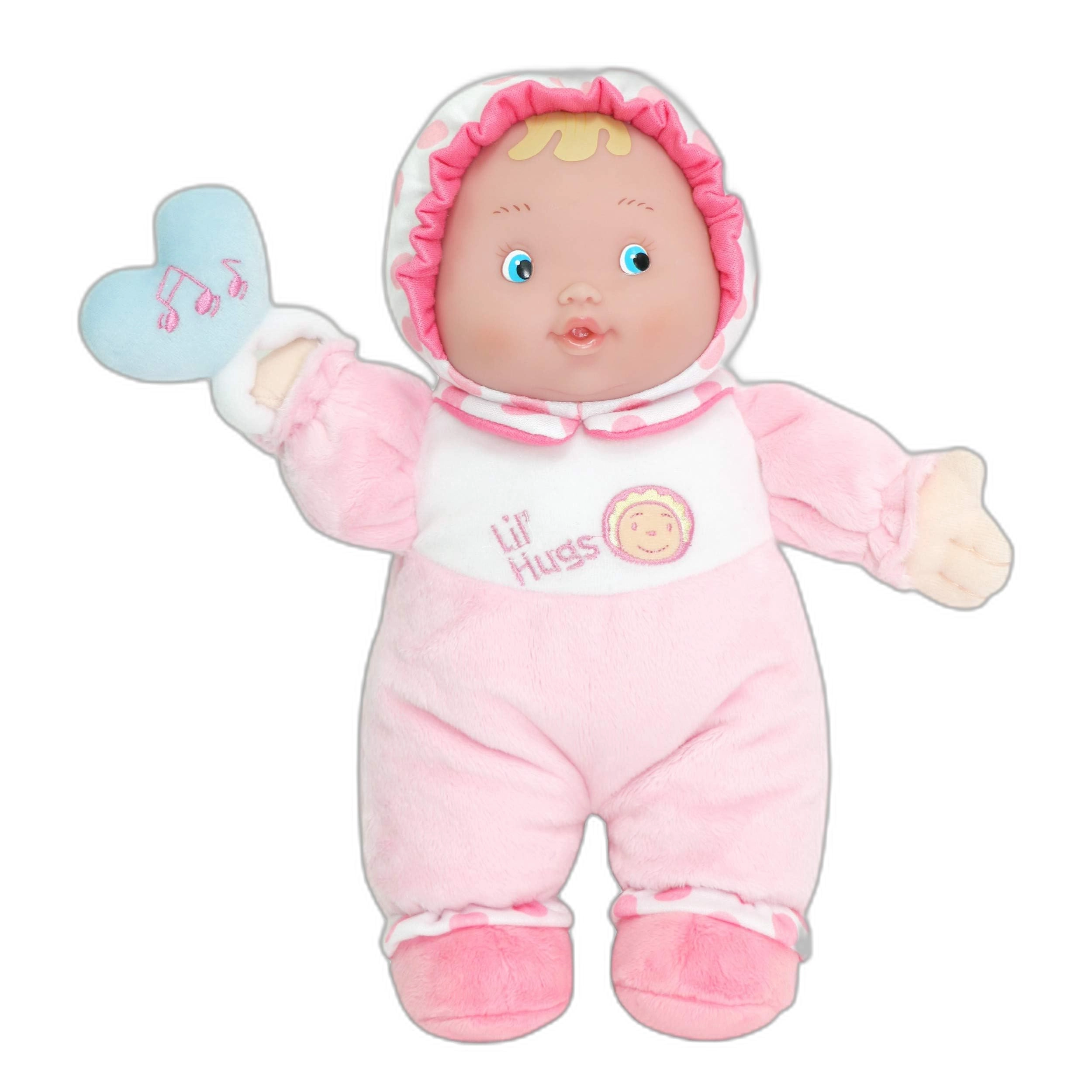 JC Toys Group, Inc. Lil’ Hugs - 12 inches Pink Baby Doll