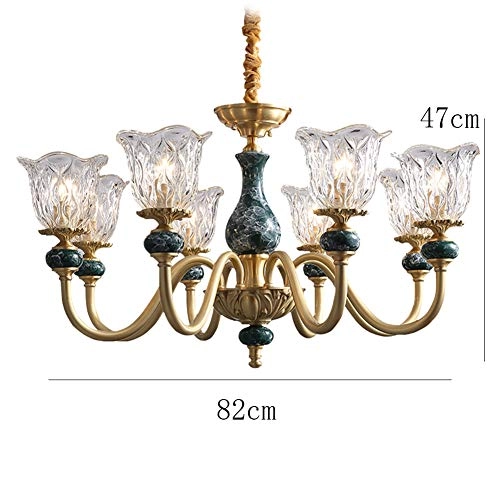 Retro Ceramic Light Luxury Chandelier
