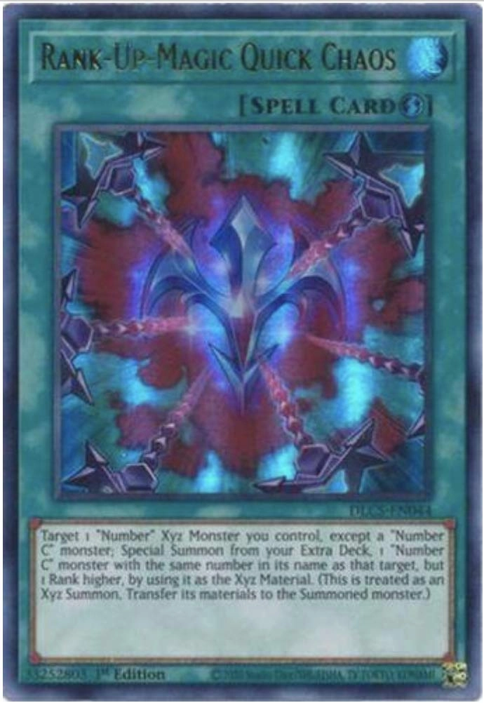 Yu-Gi-Oh! Rank-Up-Magic Quick Chaos DLCS-EN044 - A single card