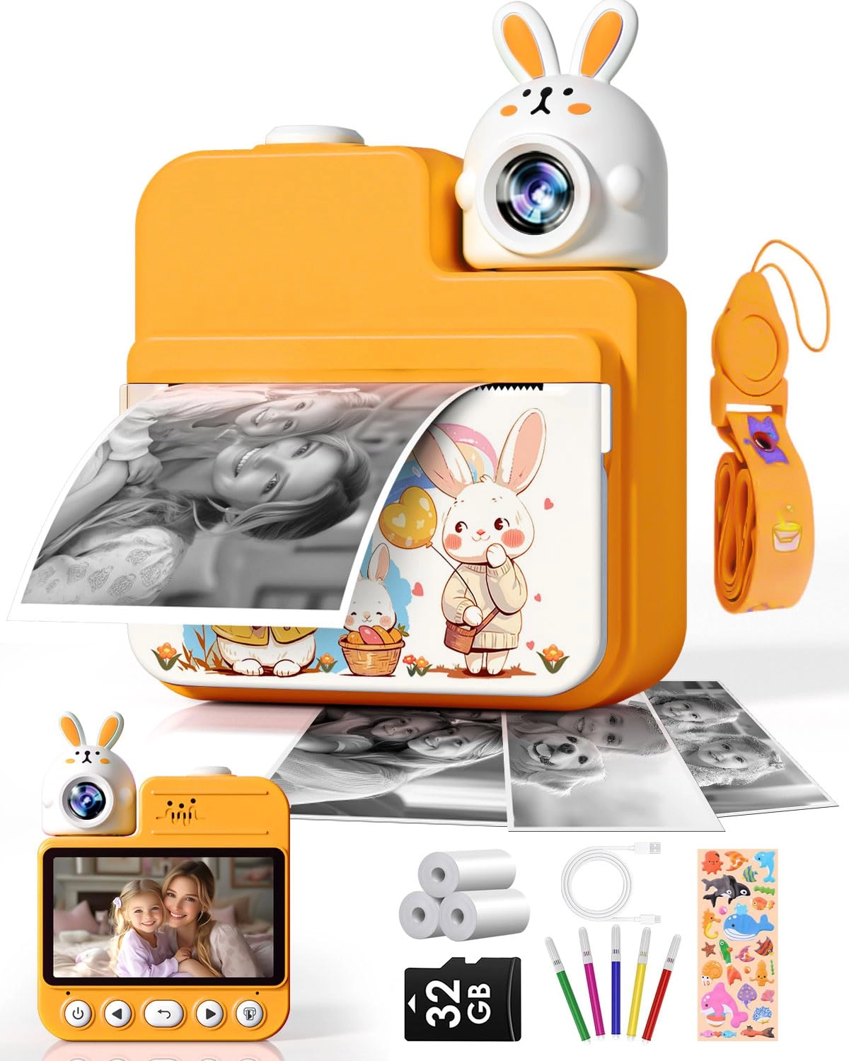 Hittymoon JD30 - 3.0" Autofocus Instant Print 32GB