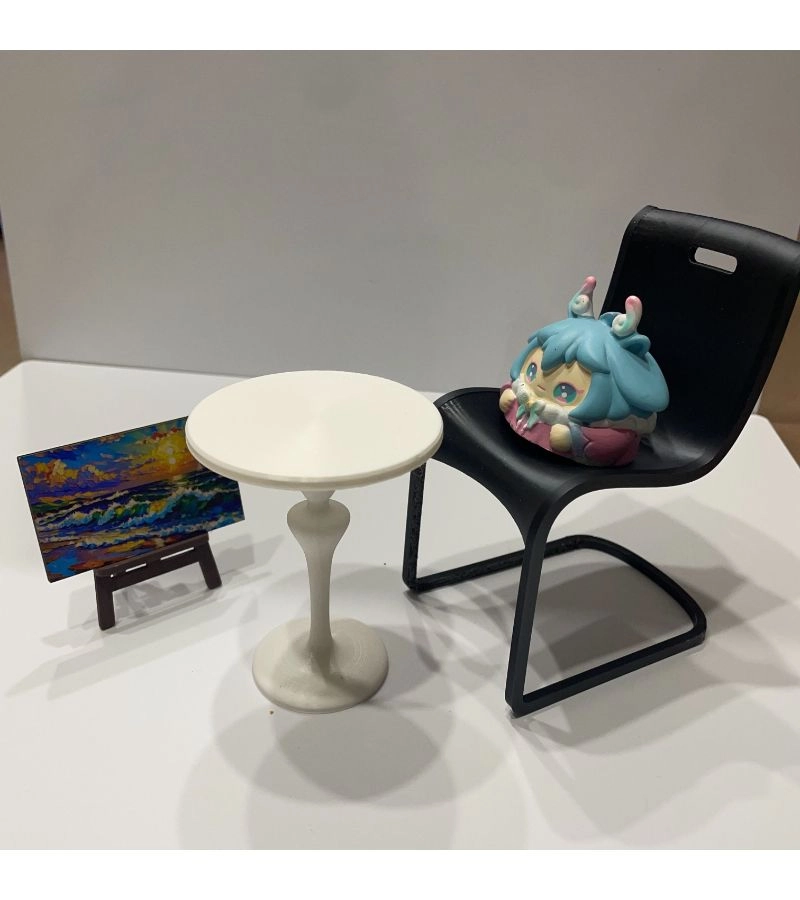 Generic Pedestal Table - durable plastic