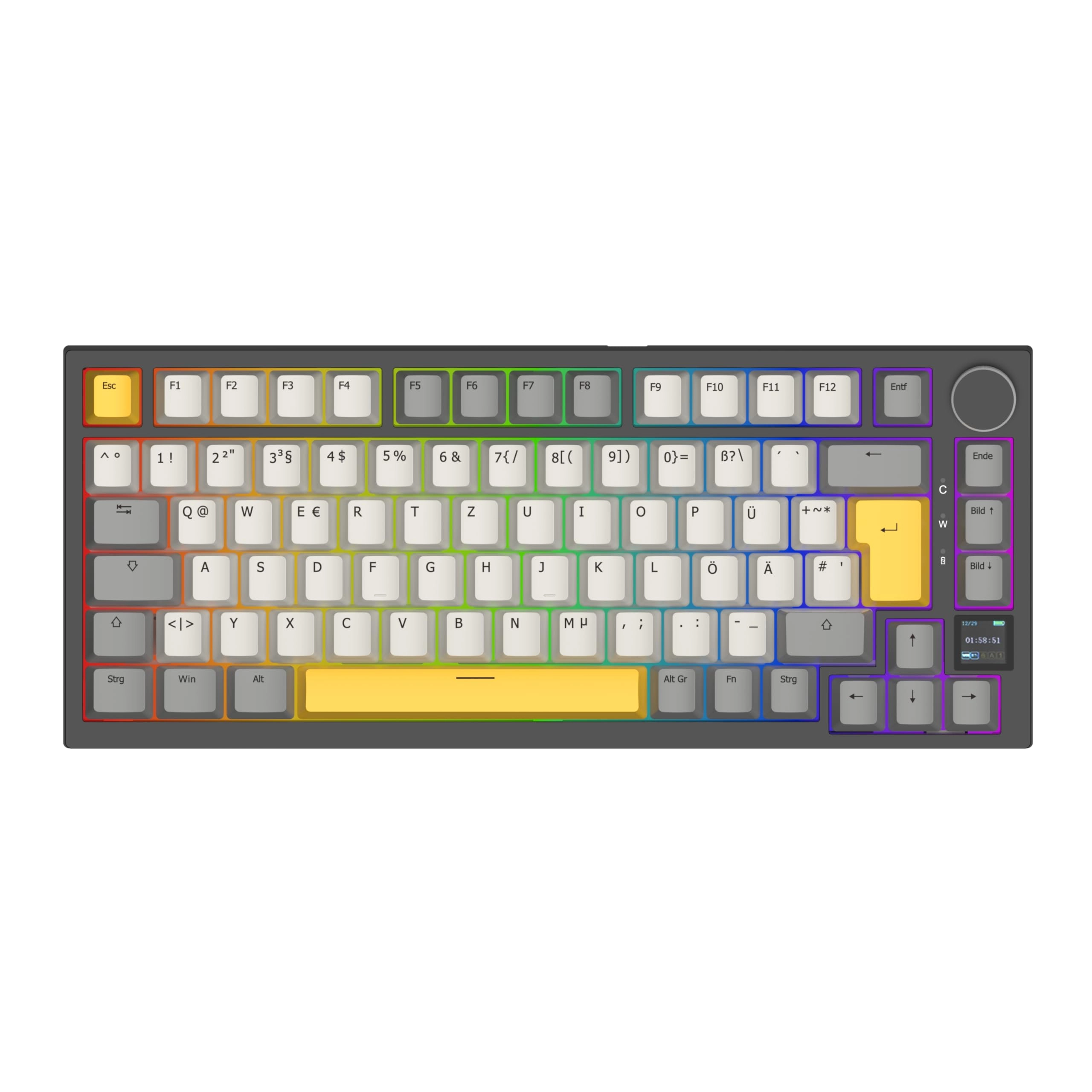 MechLands Ajazz AK820 Pro - Wired/Wireless