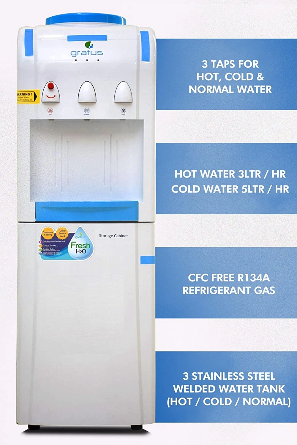 3Tap Water Dispenser
