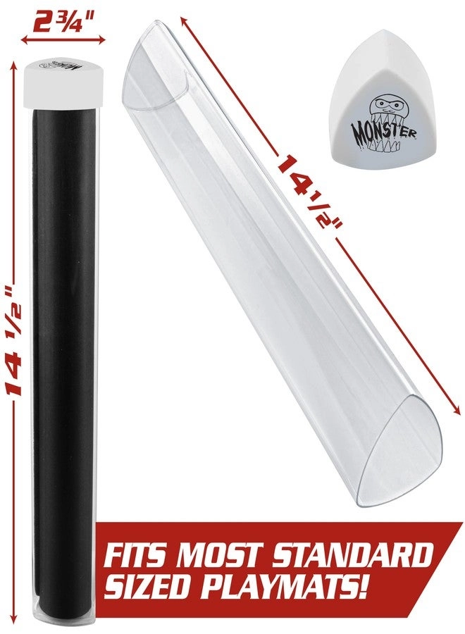 Playmat Tube - Prism-Shaped White Pack