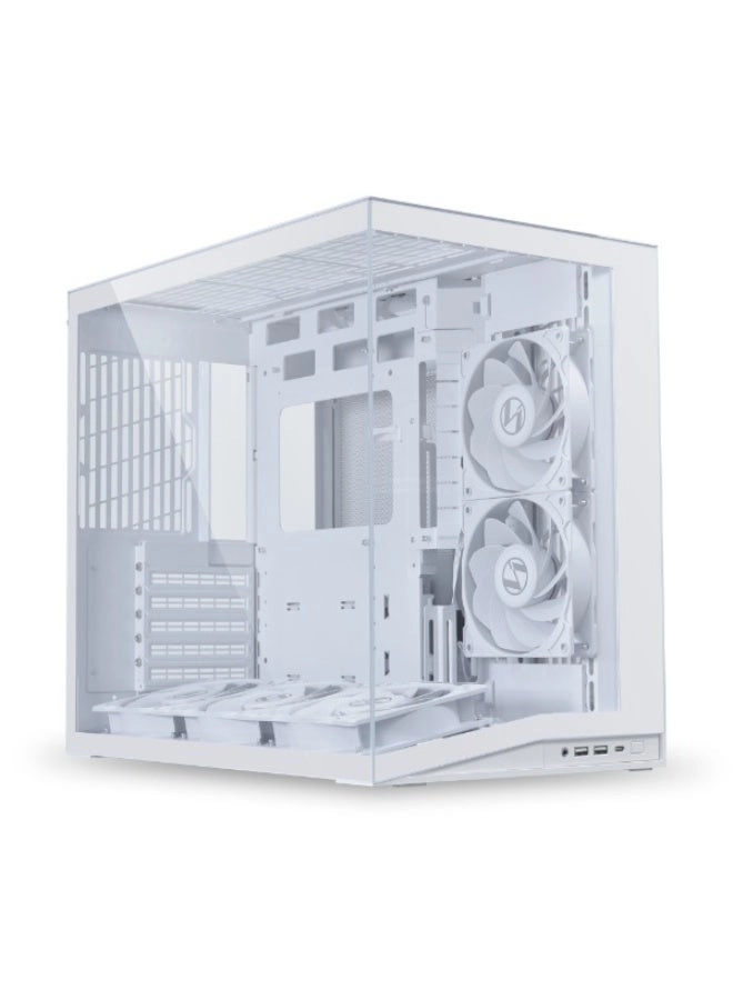 O11 Dynamic Mini V2 Flow Edition - 4mm tempered glass side panel Mid Tower