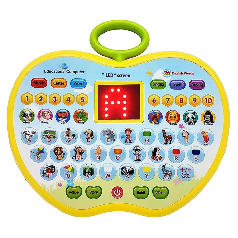 Jatinder Sports, Jatinder Sports Educational Laptop Toy - 3+ 1 pieces