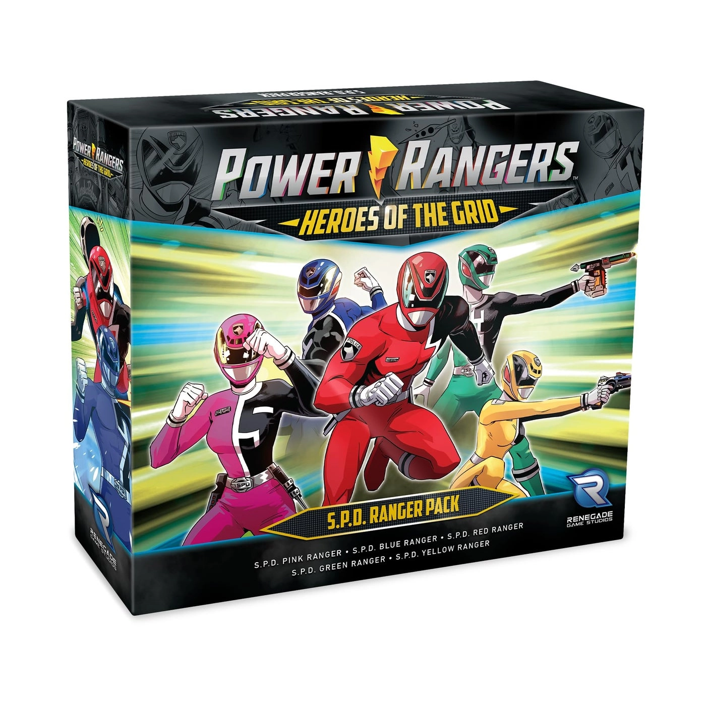 Power Rangers Heroes of The Grid: S.P.D Ranger Pack