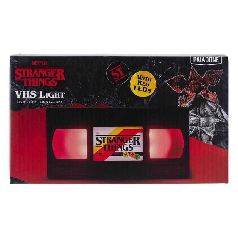 Stranger Things VHS Tape Logo Light - red