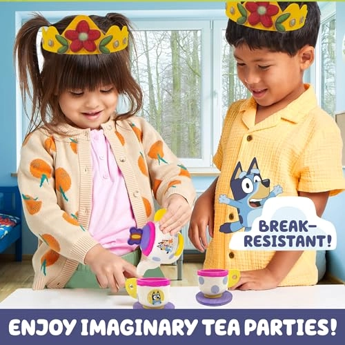 Bluey Paint & Play Tea Set - 6 pcs