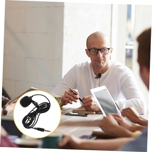 Professional Podcast Omnidirectional Condenser Lavalier Mic Wireless Microphone