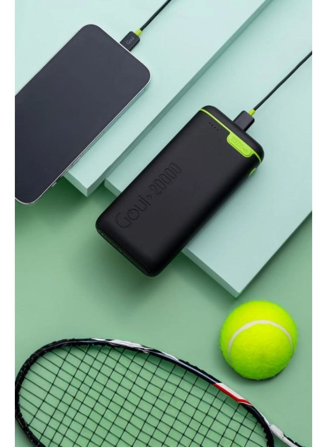 Kigo Power Bank - 20000 mAh 1 USB 2 type C ports