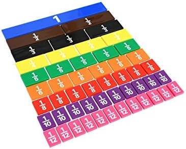 Fraction & Decimal Tiles - 51 pieces