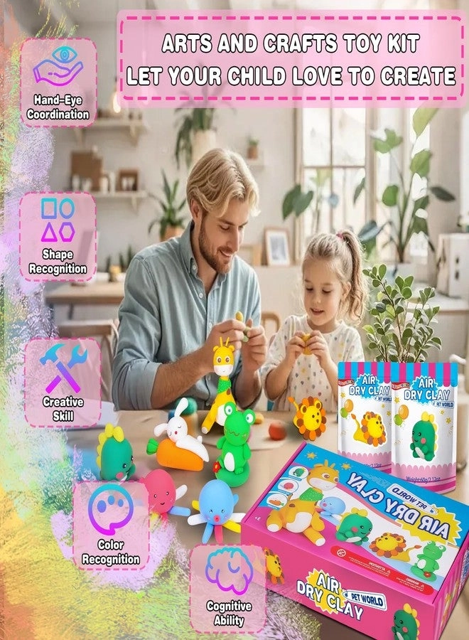 Air Dry Clay Kit - 60 Colors 3-12 Years