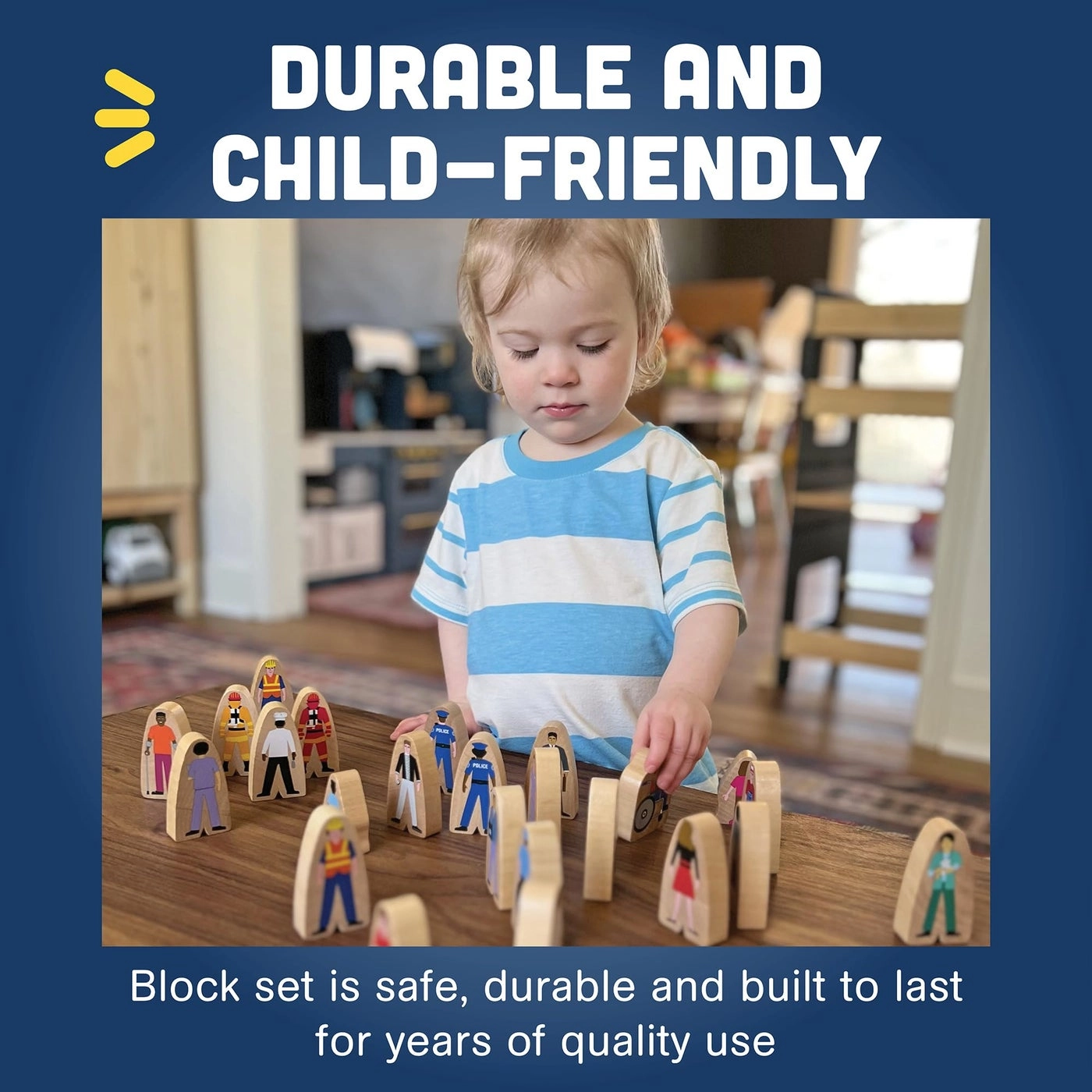 Wooden Community Helpers - 25-Piece