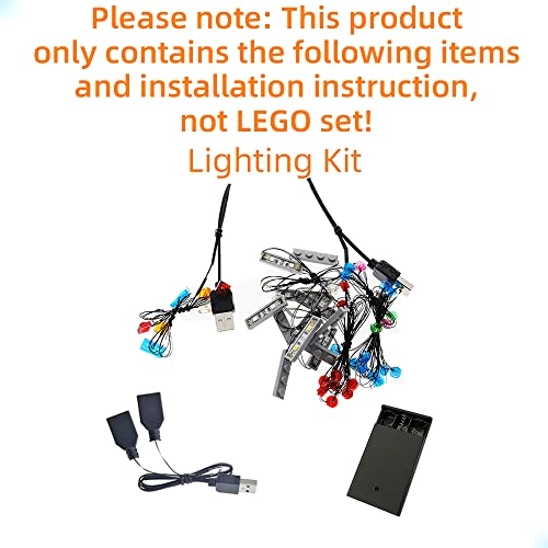 Light Kit for Stranger Things The Upside Down for LEGO 75810 - Plastic 1
