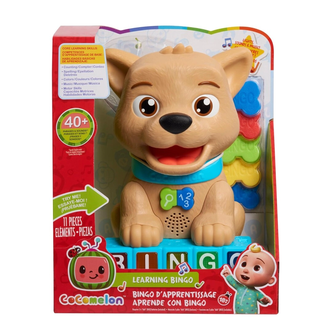 Just Play Cocomelon Count & Learn Bingo - 18 Month 11-pieces