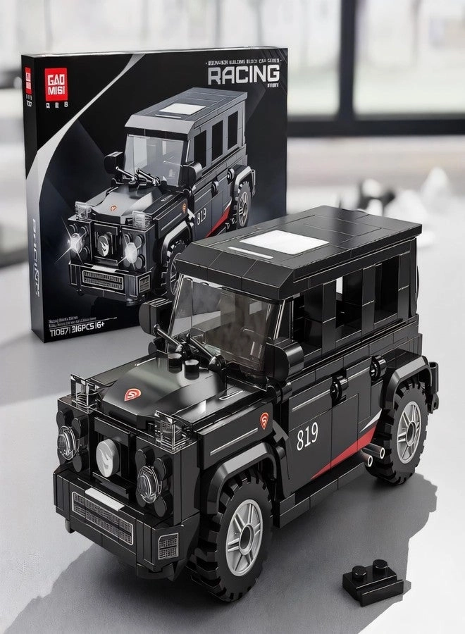 MD TOY VILLA Car Blocks Set - 316 pcs Building Blocks