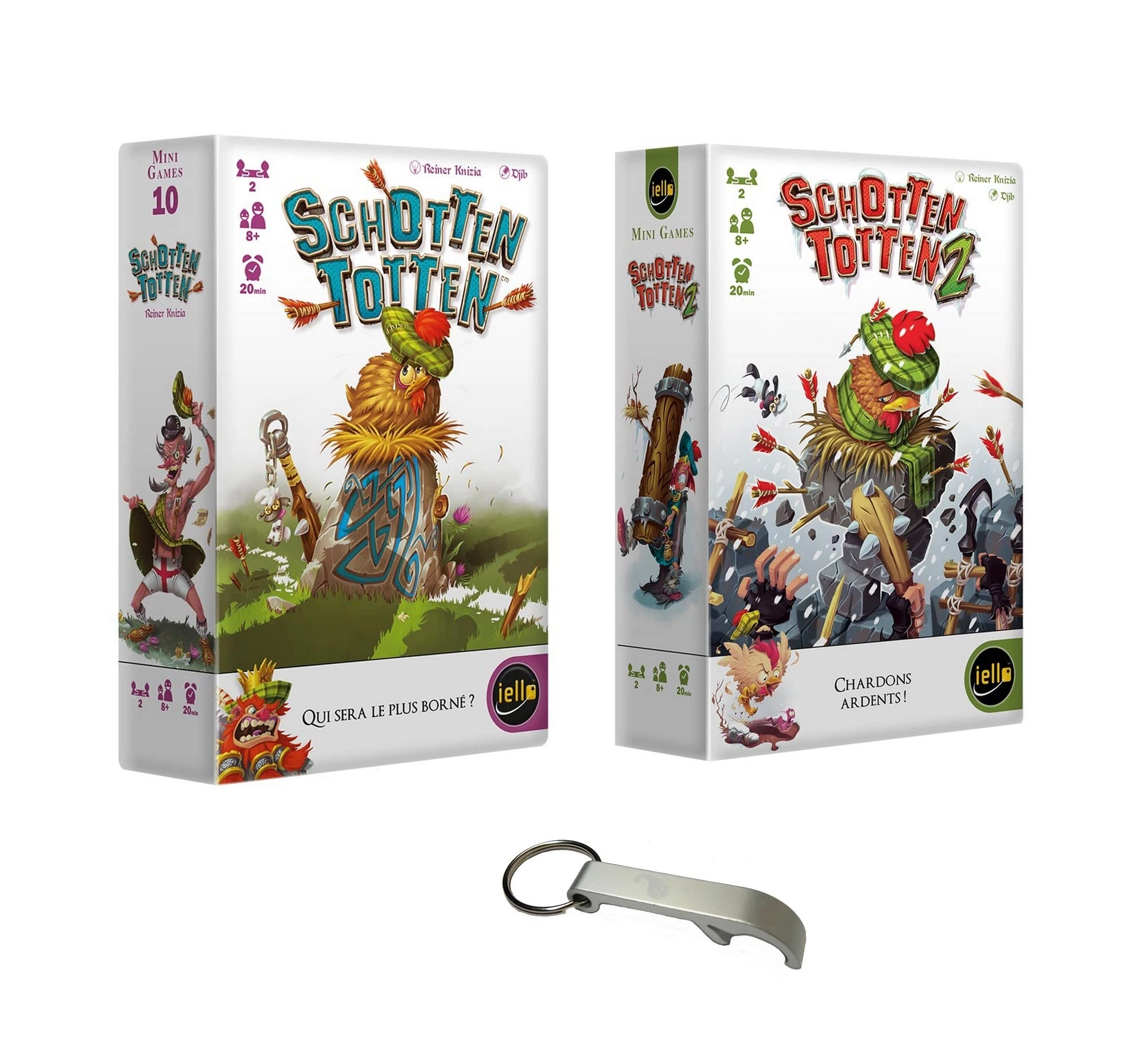 Blumie Shop Schotten Totten 1 + Schotten Totten 2 + Bottle Opener