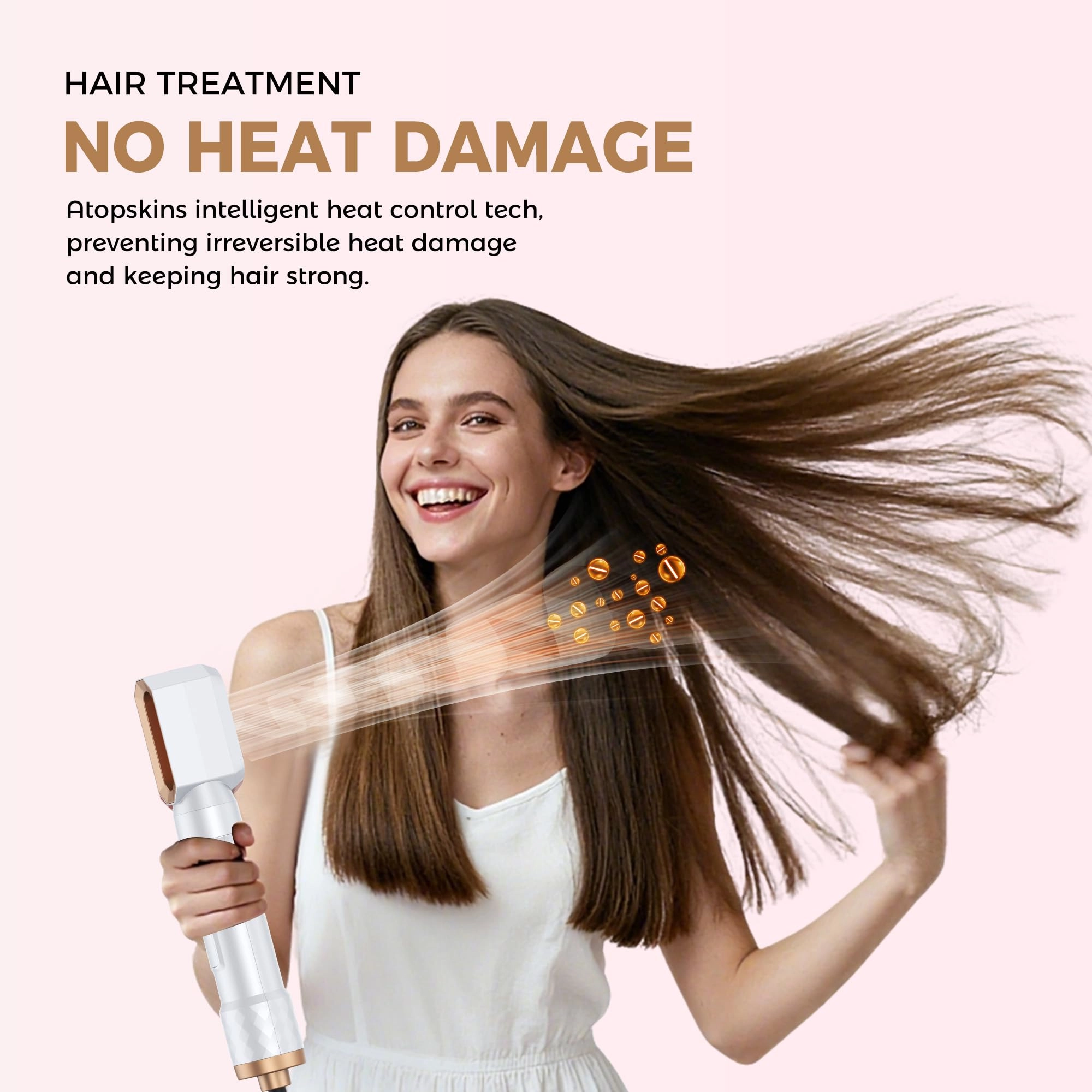 Air Styler - 6 in 1 Negative Ionic 3 Heat Settings