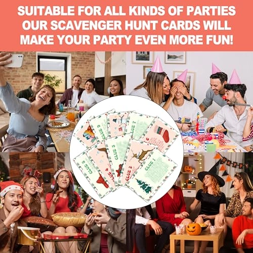 Christmas Scavenger Hunt Game - Adult