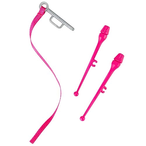 Barbie Rhythmic Gymnast Doll - 12 in Brunette Colorful Metallic Leotard Ages 3+