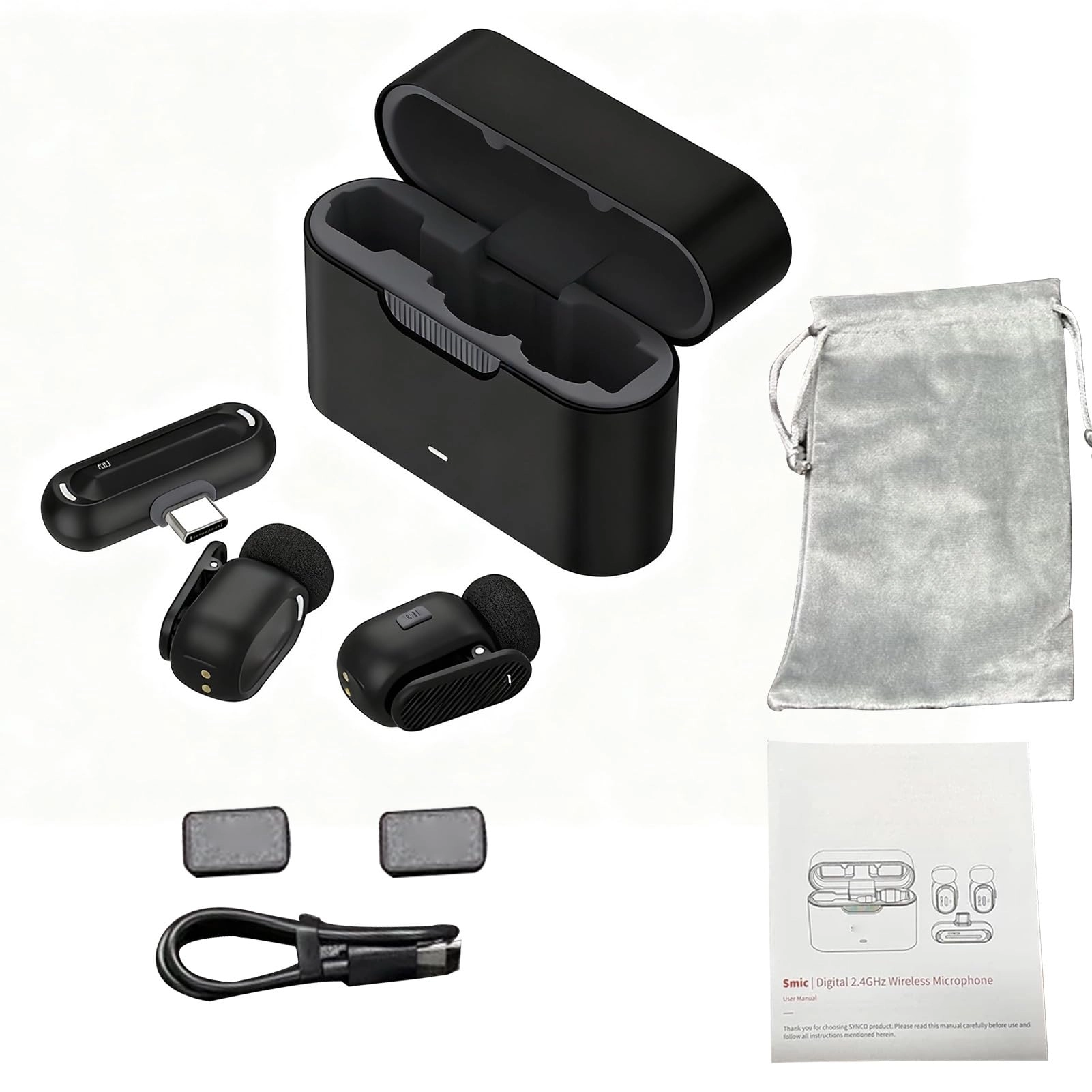 Yechiry Wireless AI Noise Canceling Microphone - 2