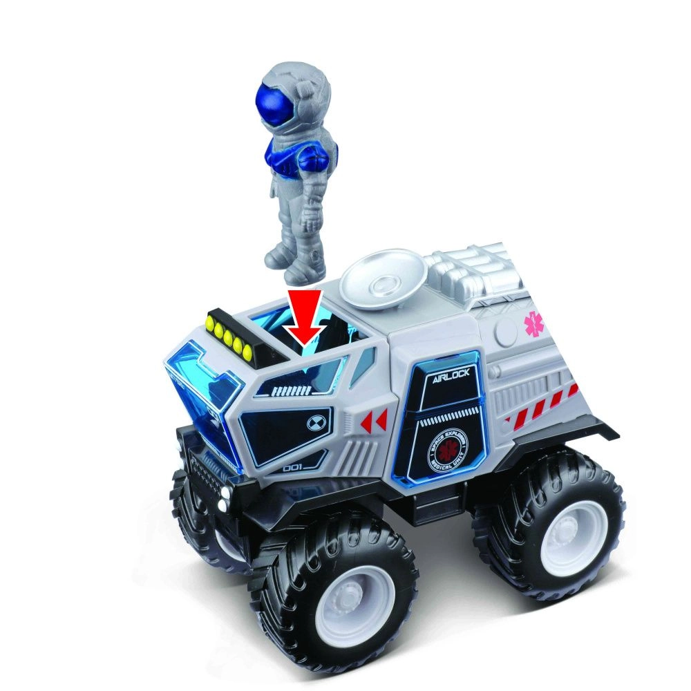 Space Explorers 4X4 Rover - 5.7 Inch White