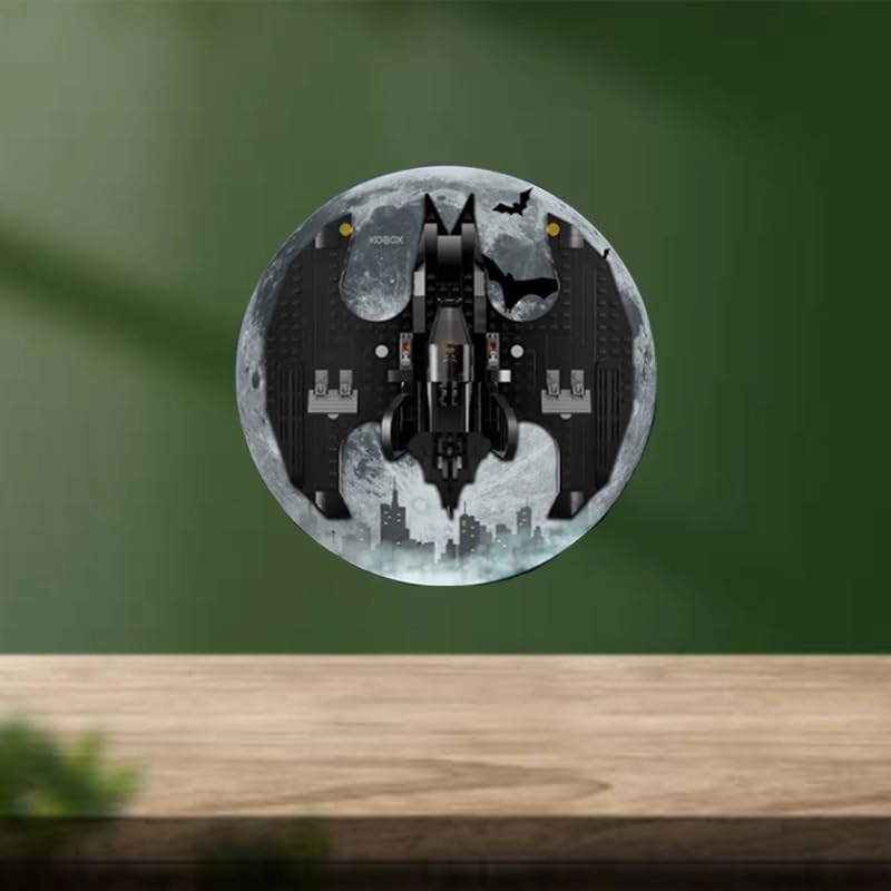 Clear Acrylic Display Case - 30x25x10cm for 76265 Round Wall Mount