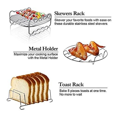 Air Fryer Accessories - Stainless steel 11 Pcs