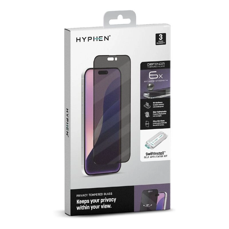 Matte Privacy Tempered Glass Screen Protector for iPhone 16 Pro