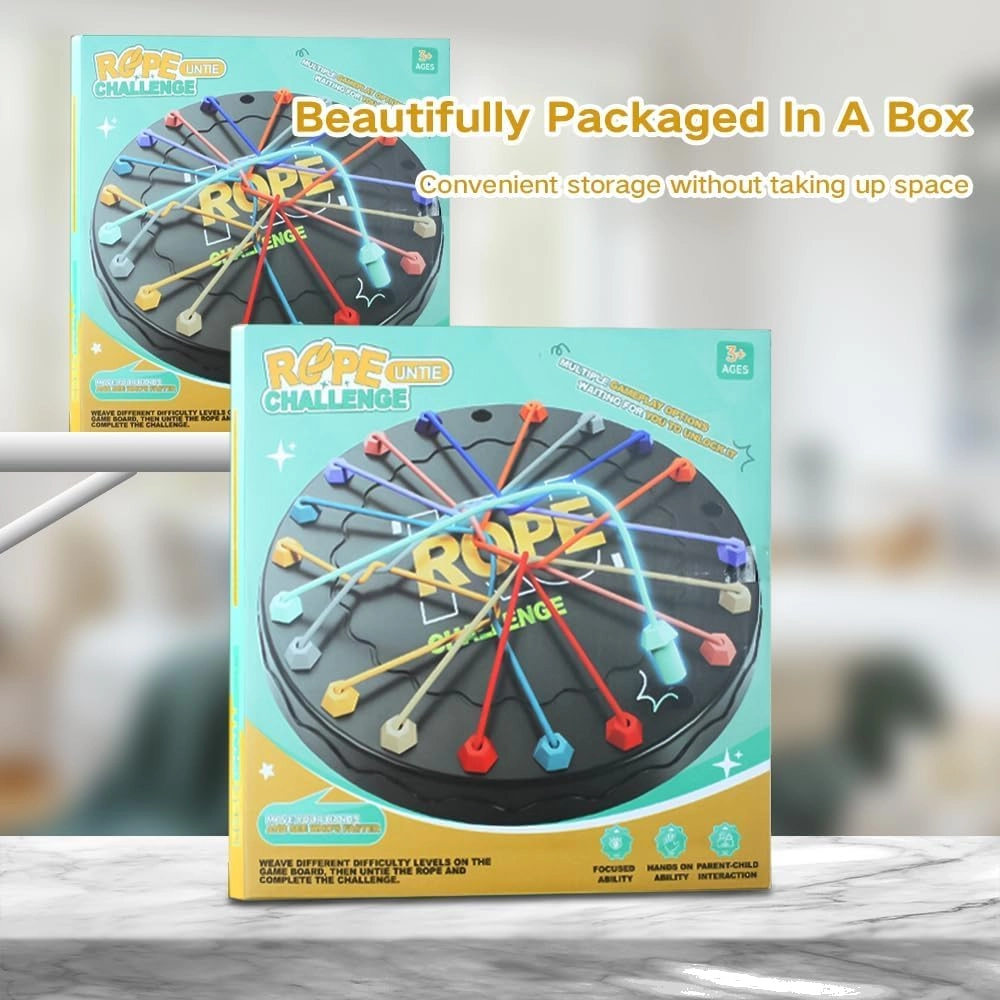 Brainy Knots - Rope puzzle family board game